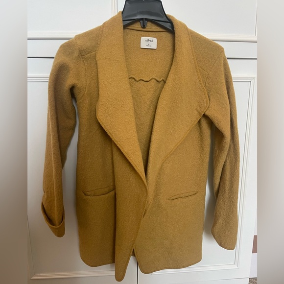 Wilfred Jackets & Blazers - Aritzia Wilfred Free long blazer jacket/coat
Mustard yellow
Size XS